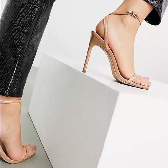 ASOS Tan Strappy Dress Sandals - Size 8 - Picture 5 of 11